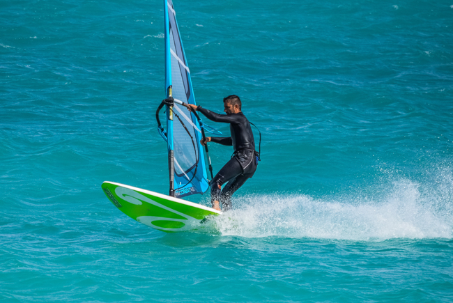 Evénement, initiation à la planche à voile