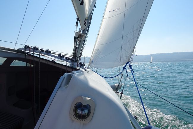 Navigation sur bateau à voile